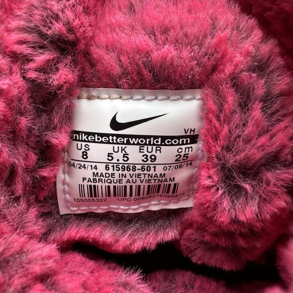 Nike Womens Size 8 US Roshe Run Hi Sneaker Boot Ankle Boots Maroon 615968-601‎ - Picture 7 of 9